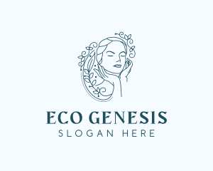 Elegant Female Floral logo design