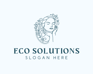 Elegant Female Floral logo design