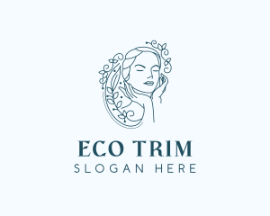 Elegant Female Floral logo design