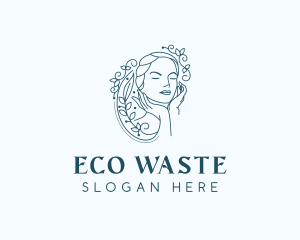 Elegant Female Floral logo design