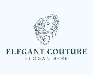 Elegant Female Floral logo design