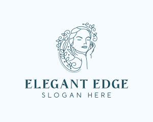 Elegant Female Floral logo design