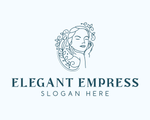 Elegant Female Floral logo