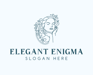 Elegant Female Floral logo design