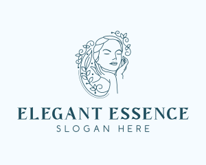 Elegant Female Floral logo design