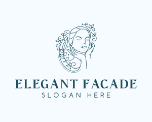 Elegant Female Floral logo design