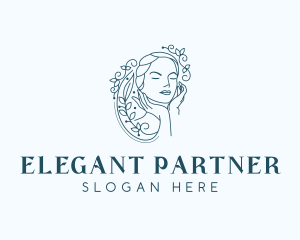 Elegant Female Floral logo design