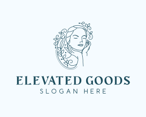 Elegant Female Floral logo design