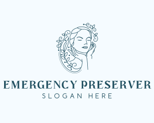 Elegant Female Floral logo design