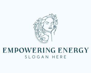 Elegant Female Floral logo design