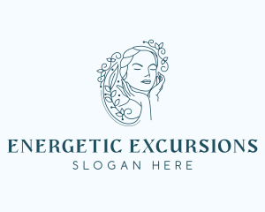 Elegant Female Floral logo design