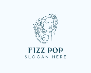 Elegant Female Floral logo design