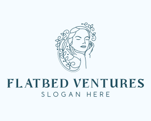 Elegant Female Floral logo design