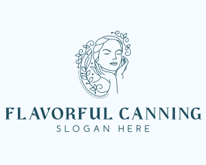 Elegant Female Floral logo design