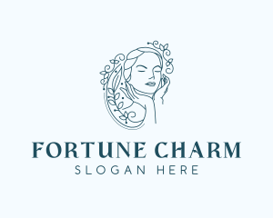 Elegant Female Floral logo design