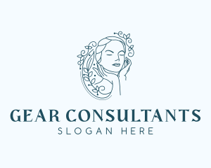 Elegant Female Floral logo design