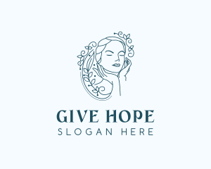 Elegant Female Floral logo design