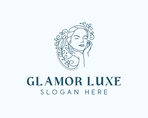 Elegant Female Floral logo design