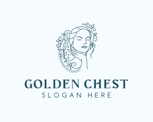 Elegant Female Floral logo design