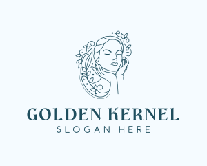 Elegant Female Floral logo design