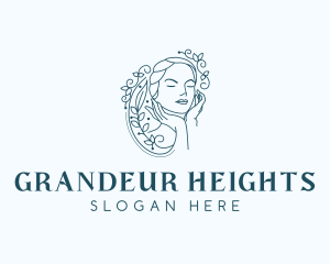 Elegant Female Floral logo design