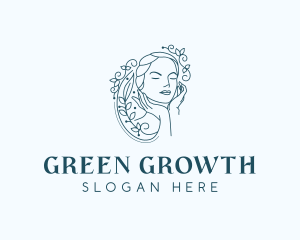 Elegant Female Floral logo design