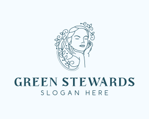 Elegant Female Floral logo design