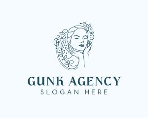 Elegant Female Floral logo design