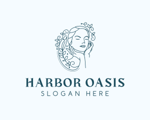 Elegant Female Floral logo design