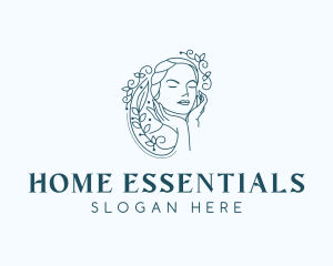 Elegant Female Floral logo design