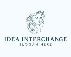 Elegant Female Floral logo design