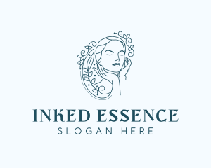 Elegant Female Floral logo design