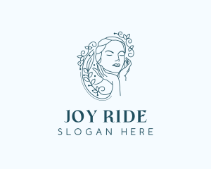 Elegant Female Floral logo design