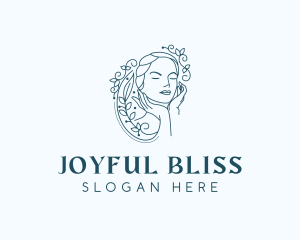 Elegant Female Floral logo design