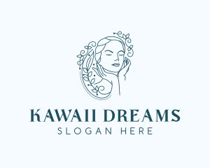 Elegant Female Floral logo design