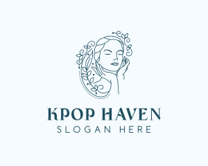 Elegant Female Floral logo design