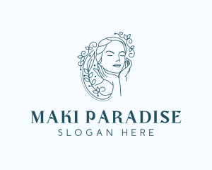 Elegant Female Floral logo design