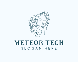 Elegant Female Floral logo design