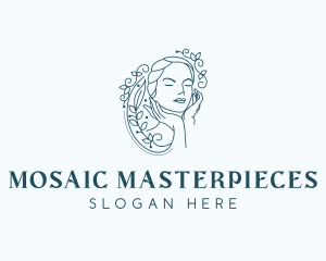 Elegant Female Floral logo design