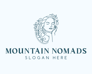 Elegant Female Floral logo design