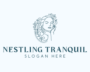 Elegant Female Floral logo design