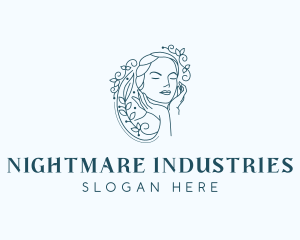 Elegant Female Floral logo design