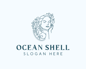 Elegant Female Floral logo design