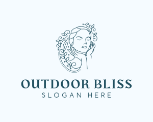 Elegant Female Floral logo design