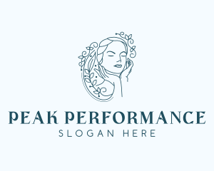 Elegant Female Floral logo design