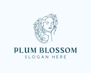 Elegant Female Floral logo design