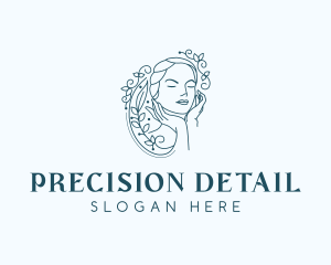 Elegant Female Floral logo design