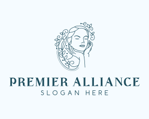 Elegant Female Floral logo design