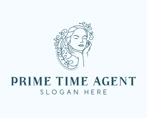 Elegant Female Floral logo design