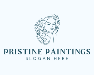 Elegant Female Floral logo design